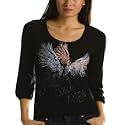 Armani Exchange 3/4 Wings Logo Top