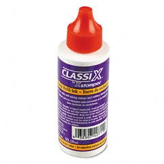 Refill Ink for Classix Stamps, 2-oz. Bottle, Red