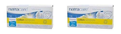 (2 PACK) - Natracare Tampons (Applicator) Super - Organic | 16s | 2 PACK - SUPER SAVER - SAVE MONEY