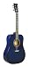 Johnson JG-610-BL-3/4 610 Player Series 3/4 Size Acoustic Guitar, Blue