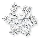 Sterling Silver Bird Pin