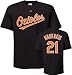 Nick Markakis Baltimore Orioles Black MLB Player T-shirt - L