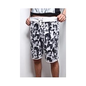Insight - Men's memorial Boardshorts (White Grey)