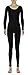 JustinCostume Women's Spandex Scoop Neck Long Sleeve Unitard Bodysuit
