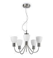 5 Glass Cup Pendant Ceiling Light