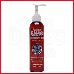 Famous Dave's Moisture Tan - 236ml / 8 fl oz. Professional Tanning Lotion