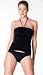 Solid Shirred D/DD Cup Tube Tankini Top by Aerin Rose&Acirc;&reg; - Women's Swimwear Plus Size Swimsuit