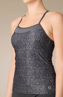 Moving Comfort Alexis Support Tank Black/Grey Size M