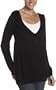 Arianne Women's Eve Silk/Cotton Blend Cardigan,Black,Medium