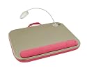 SPI Lapdesk with Reading Light and Wrist Support,  Pink