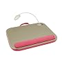SPI Lapdesk with Reading Light and Wrist Support,  Pink