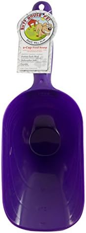 Ruff House Pet 2-Cup Pet Food Scoop, Purple, 1-Pack