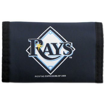 Tampa Bay Rays Nylon Trifold Wallet