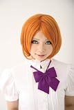 20cm Anime Teikuautobobu Short Orange Straight Cosplay Wig Cw172