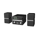 H&B - HF133I - Mini chaîne Hi-fi - Lecture mp3 - Tuner digital - Alarme - Lecteur cartes SD - USB - 12 W