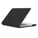 Speck Products See Thru Satin, Soft Touch Hard Shell Case, for 13-inch MacBook Aluminum Unibody/Black Keyboard (Black)