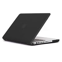 Speck Products See Thru Satin, Soft Touch Hard Shell Case, for 13-inch MacBook Aluminum Unibody/Black Keyboard (Black)