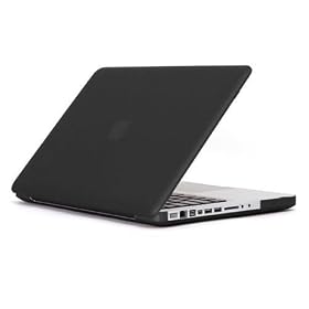 Speck Products See Thru Satin, Soft Touch Hard Shell Case, for 13-inch MacBook Aluminum Unibody/Black Keyboard (Black)