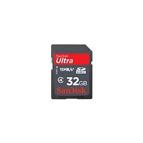 SanDisk SDSDRH-032G-A11 32GB Ultra II Secure Digital High Capacity (SDHC) High Performance Card