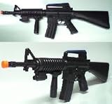 Police Swat Team Colt M-16 M16 Toy Gun Tactical Assault Rifle Battery Operated Sub Machine Gun with Lights and Sound