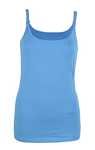 AshopZ Women's Maternity Nursing Bra Camisole Tank Top Cami w/ Snap off Strap