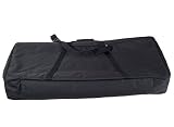 Black keyboard soft carry case – fits most 61-note keyboards. Ideal for easy and safe transportation of your instrument.