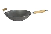 Heavy Gauge Carbon Steel Wok 34cm (14")