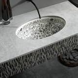 Asoka Garden design and clear glaze lavatory sink