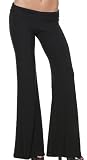 LONG LOW CUT GAUCHO PALAZZO BOHO WIDE LEG FLARE PANTS