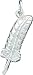 Sterling Silver Quill Charm