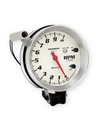 Equus 8080 Tachometer - Black Dial