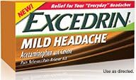 Excedrin Mild Headache - 125 Caplets (acetaminophen and caffeine)