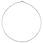 SAVE $4 - Sterling Silver Wire Choker Necklace $10.99