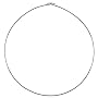 Sterling Silver Wire Choker Necklace