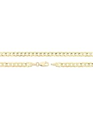 Ultralight Curb Chain Bracelet, 4.7mm, 10K Gold