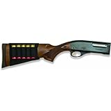 Mossy Oak Buttstock Shotgun Shell Holder (Black, One Size)