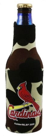 ST LOUIS CARDINALS CAMO BOTTLE SUIT KOOZIE COOLER