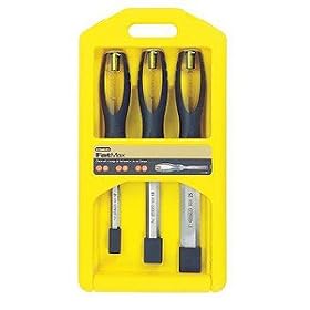 Click here to buy Stanley 16-268 FatMax Wood Chisel Set, 3-Piece by Stanley Hand Tools.