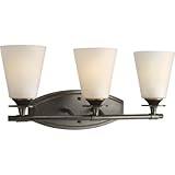 IMAGE OF Progress Lighting P3248-77 3-Light Bath Bracket, Forged Bronze