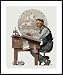 CPA by Norman Rockwell 12.00X14.00 Framed with Black Metal Frame
