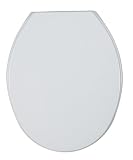 Wenko 105000100 WC-Sitz Aurora - variable Kunststoffbefestigung, Thermoplast, wei&szlig;
