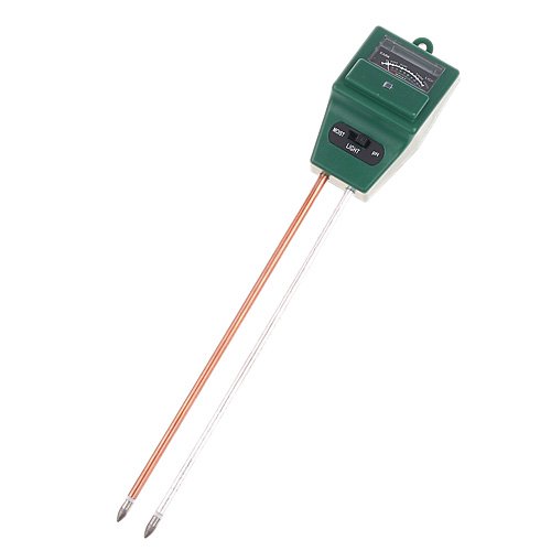 spécifications Andoer Testeur 3 en 1 d'humidité et de PH du sol et de luminosité/3-in-1 Plant Soil Moisture Meter pour PH Température Sunlight Tester