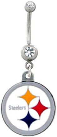 Pittsburgh Steelers Belly Button Ring