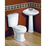 Cheviot Sheffield Corner Pedestal lavatory 18 x 18 White 4 930W