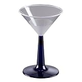 EMI Yoshi EMI-MTG6-BL 6 oz Plastic Martini Glass - Resposables Collection