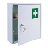 Produkt-Bild: Medizinschrank Metall - T&uuml;V gepr&uuml;ft - mit Schl&uuml;ssel