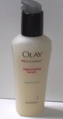 Olay Regenerist Daily Regenerating Serum, Fragrance Free, 3.4 Oz (Pack of 2) Sealed/Unboxed w/ Free Trial Size Item