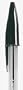 Bic Crystal Ballpoint Pen, Medium Point, Black