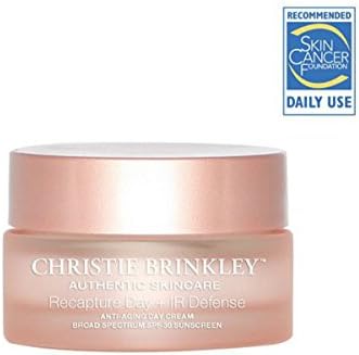 Christie Brinkley Authentic Skincare Recapture Day + IR Defense SPF 30.- Anti-Aging Treatment Cream 1.5-oz./45mL.