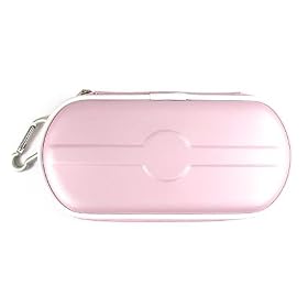 (3 in 1 PSP Slim) Sony PSP 3000 PSP 2000 Travel Case PSP Safe Case PSP Airform Aero Case for Sony PSP Slim ONLY + Car Charger for Sonly Psp Console Psp Slim + Travel Charger for Playstation Psp Slim (Many color available)